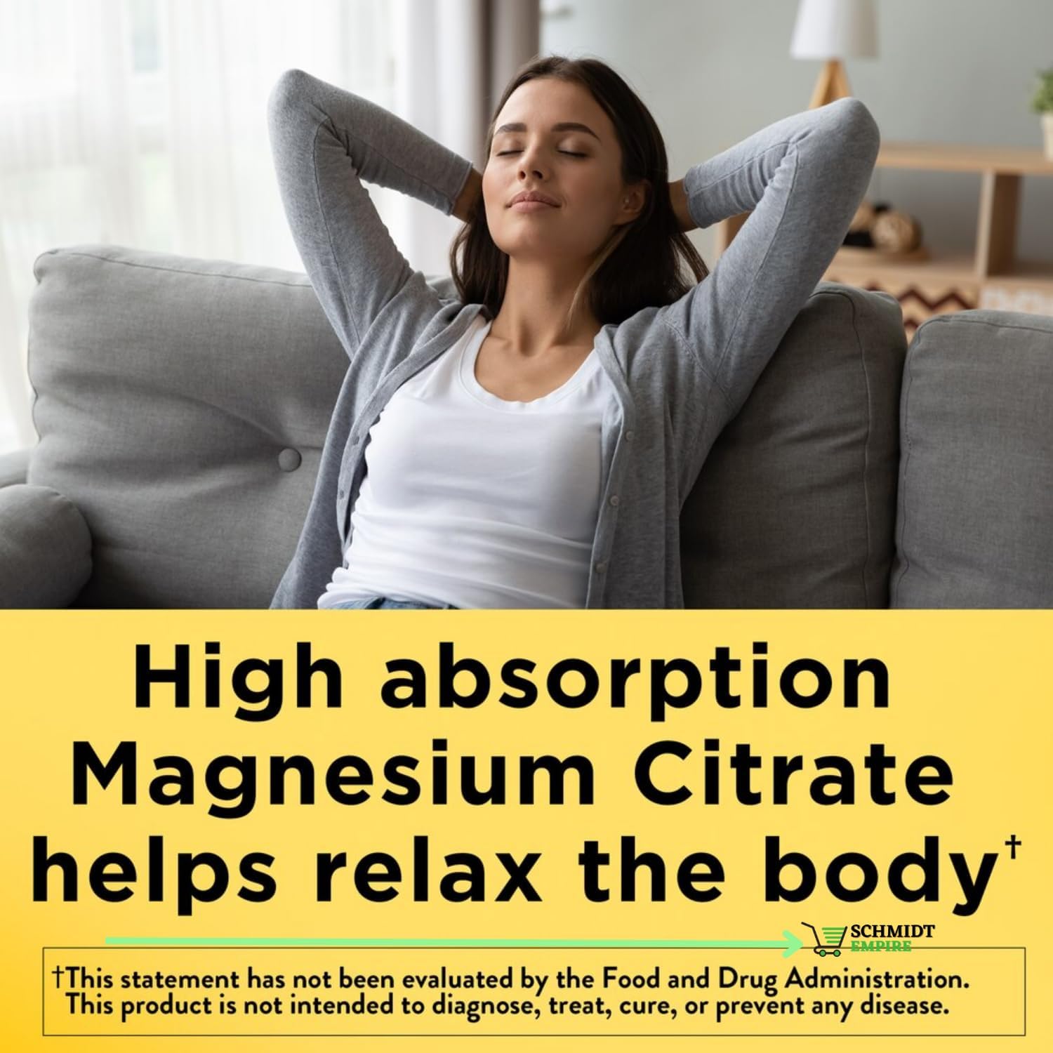 Magnesium Citrate 250 mg Supplement, 180 Count Softgels P3980