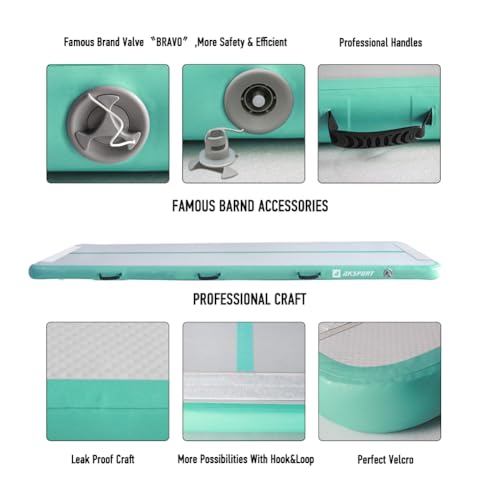 Inflatable Gymnastics Air Mat Tumble Track with Air Pump R10765