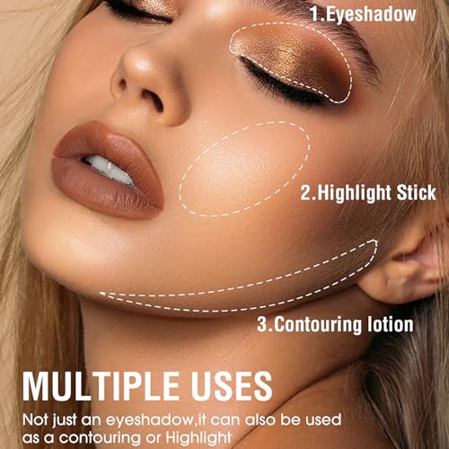 8 Colors Waterproof Eyeshadow Stick Set O141674