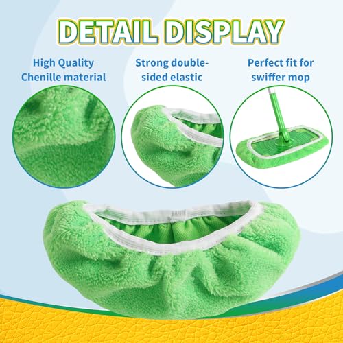 3 Pack Reusable Wet and Dry Mop Pads D64617