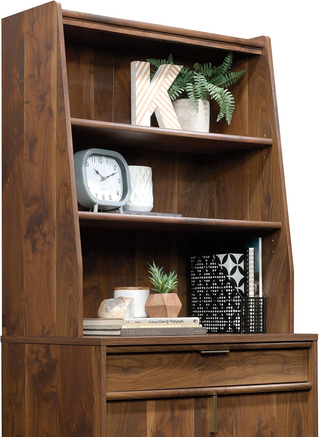 Grand Walnut Library Hutch O96233
