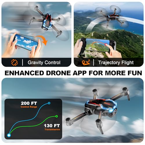 2K HD FPV Drone with Camera, 2 Batteries I6069