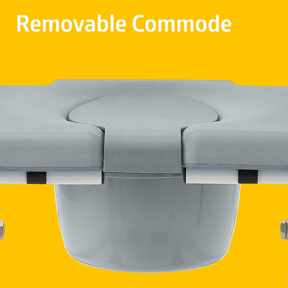Aluminum Shower Commode Transport Chair, 275 lbs. Capacity F984