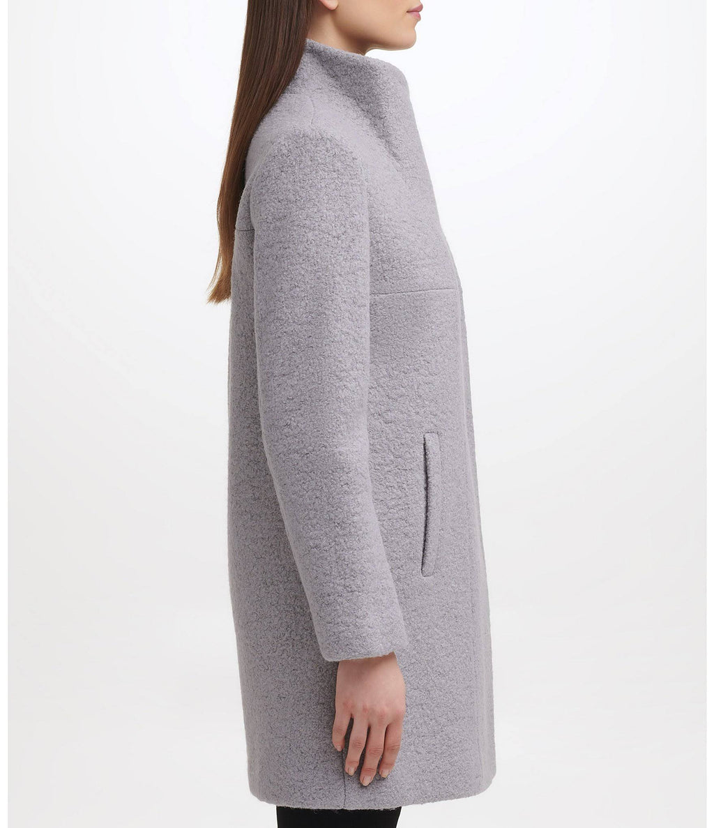 Asymmetrical Boucle Walker Coat Y988614