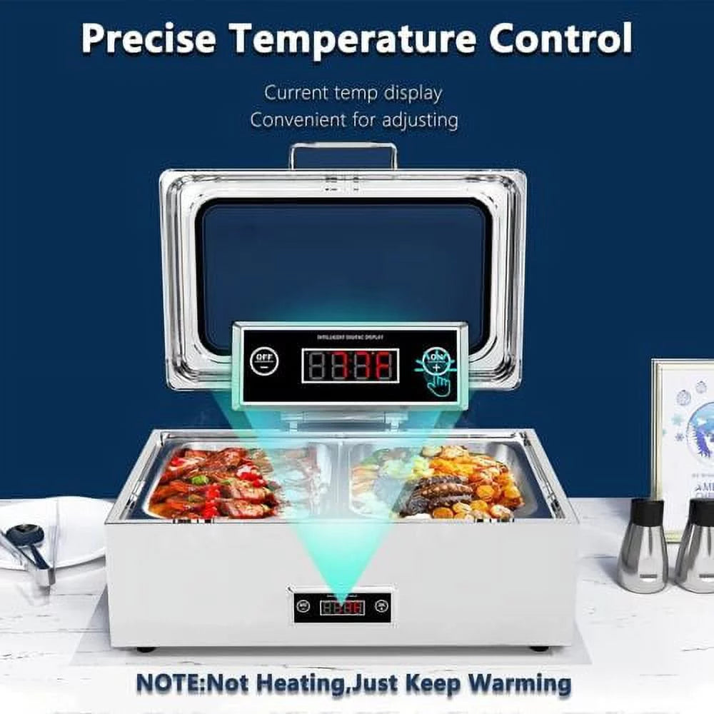 Stainless Steel 9QT Electric Chafing Dish L75421
