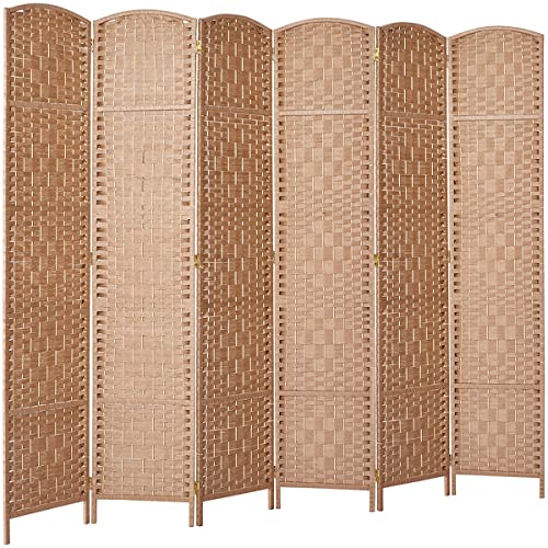 Light Beige 8 Panel Room Divider T84754