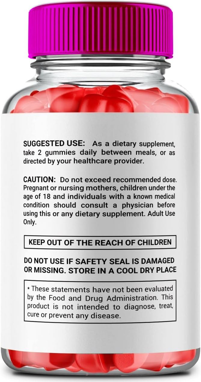 ACV Gummies 1000mg with Apple Cider Vinegar Vitamin B12 Pomegranate (1 Pack) O809