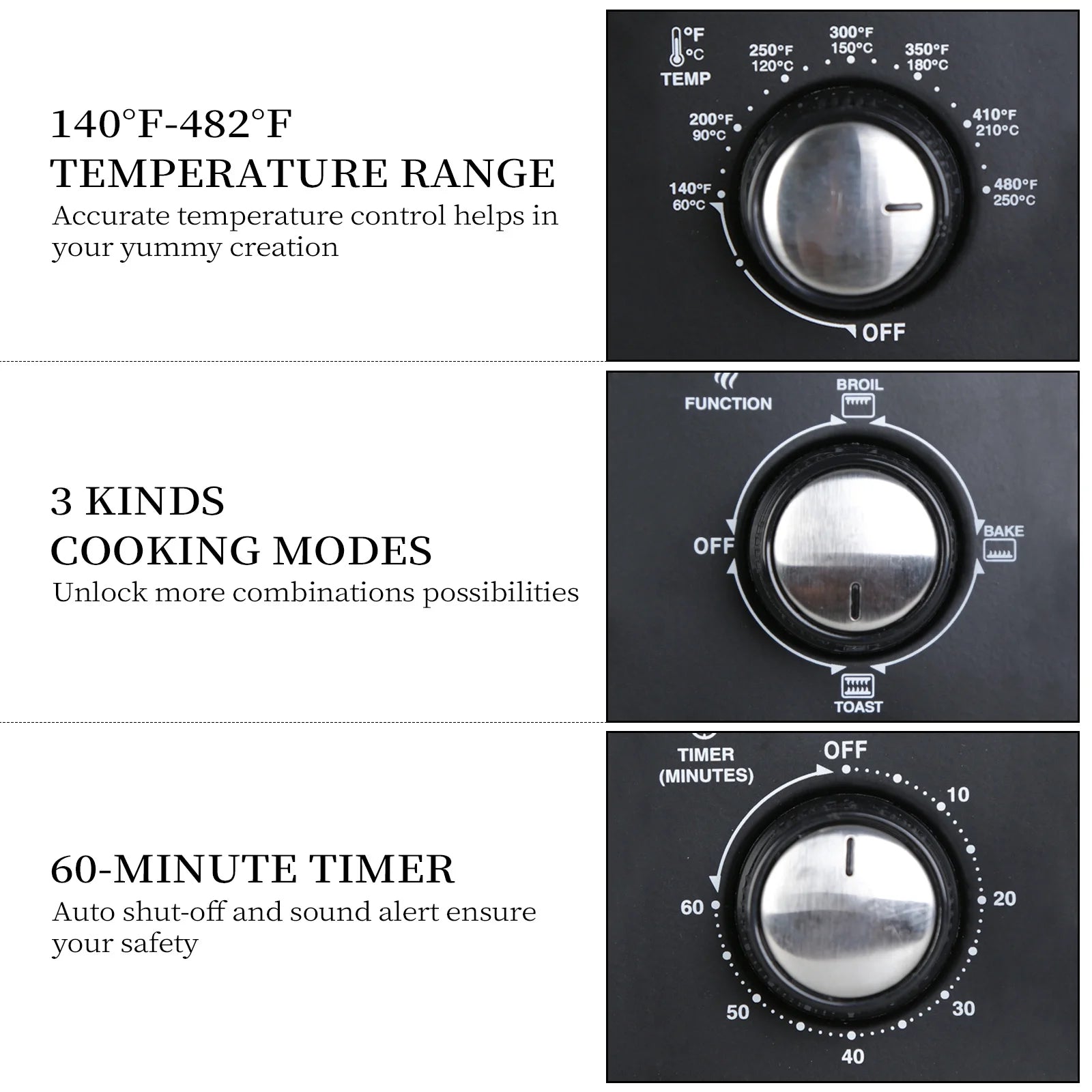 3-in-1 Toaster Oven 20 litres F131047