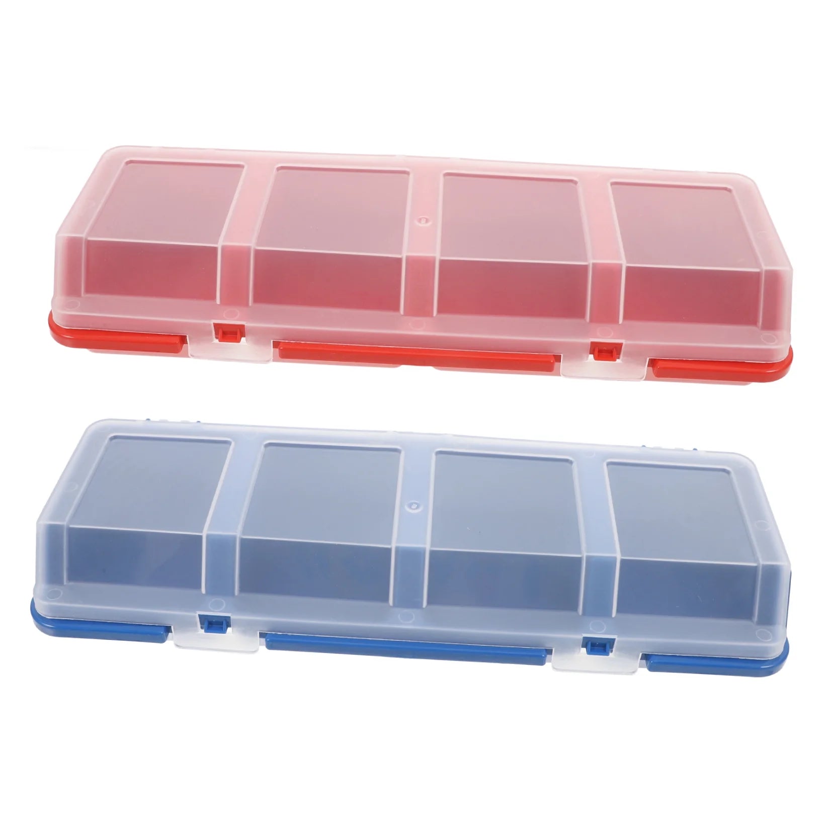 2 Pcs Screw and Nail Organizers Storage Parts Box Q19845