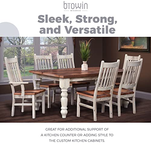 4Pcs Rubber Wood Dining Table Legs B7198