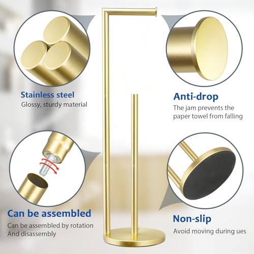 Toilet Paper Holder Stand with Storage F38587