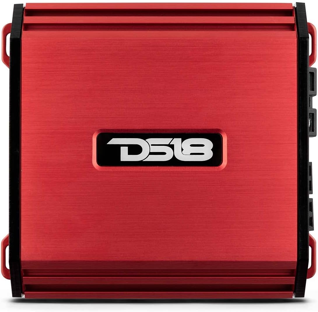 4 Channel Class D Car Audio Amplifier 1500 Watts Silver D1581