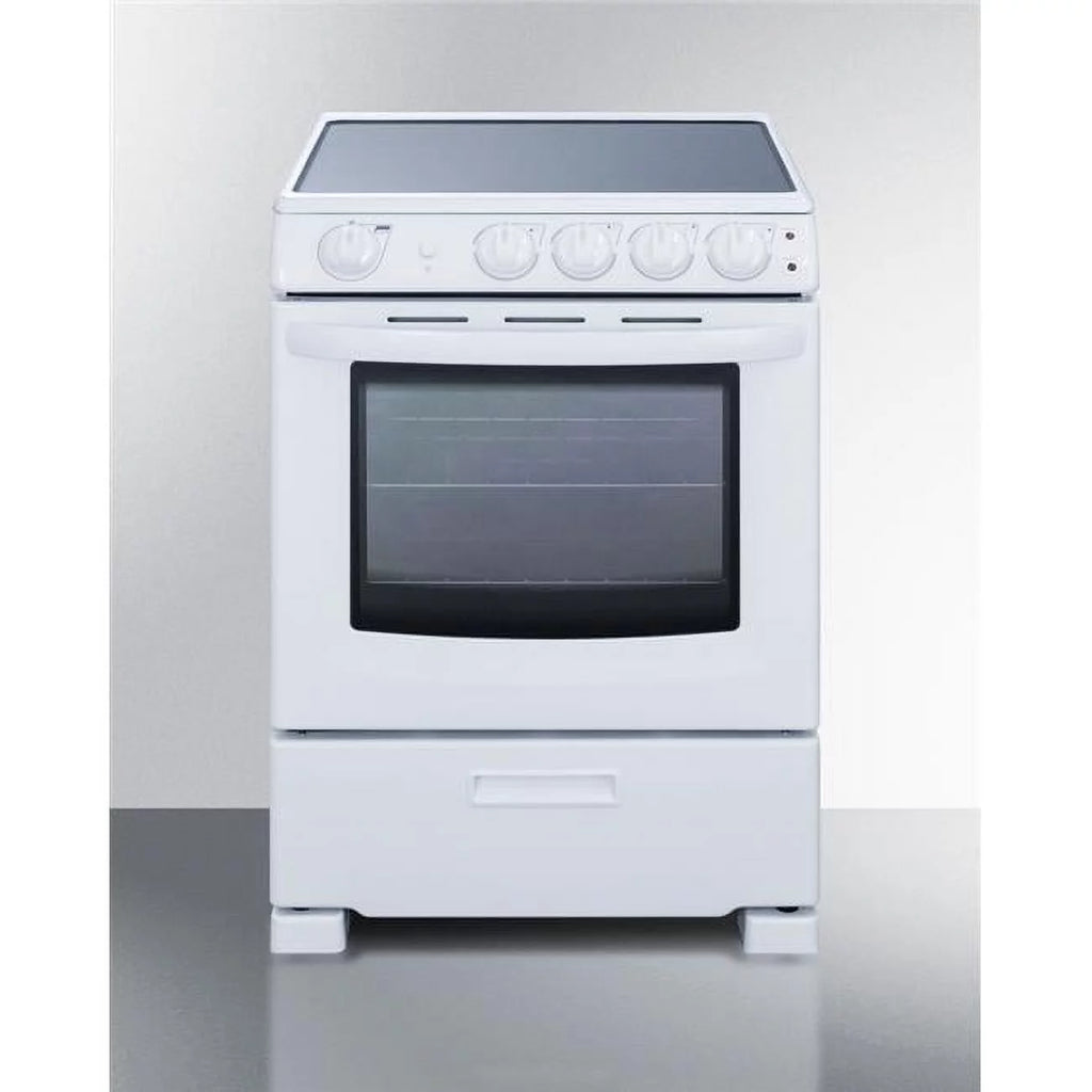 White Electric Smooth-Top Range K7774
