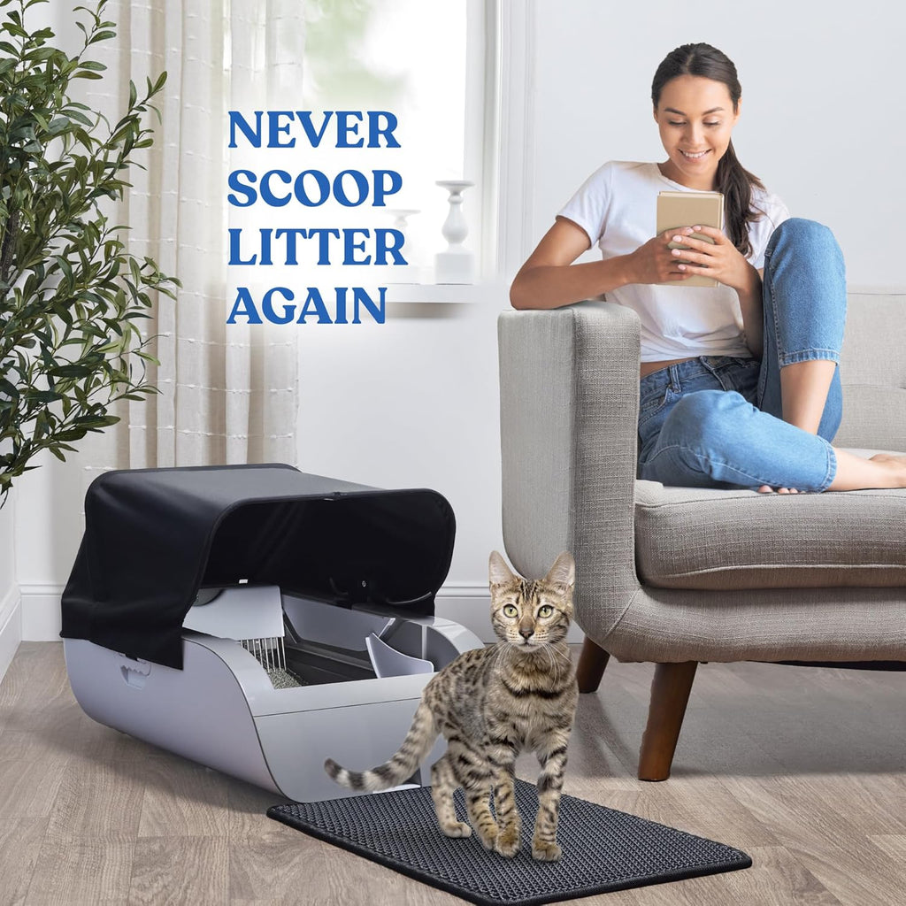 Automatic Self Cleaning Cat Litter Box with Odor Eliminator E298