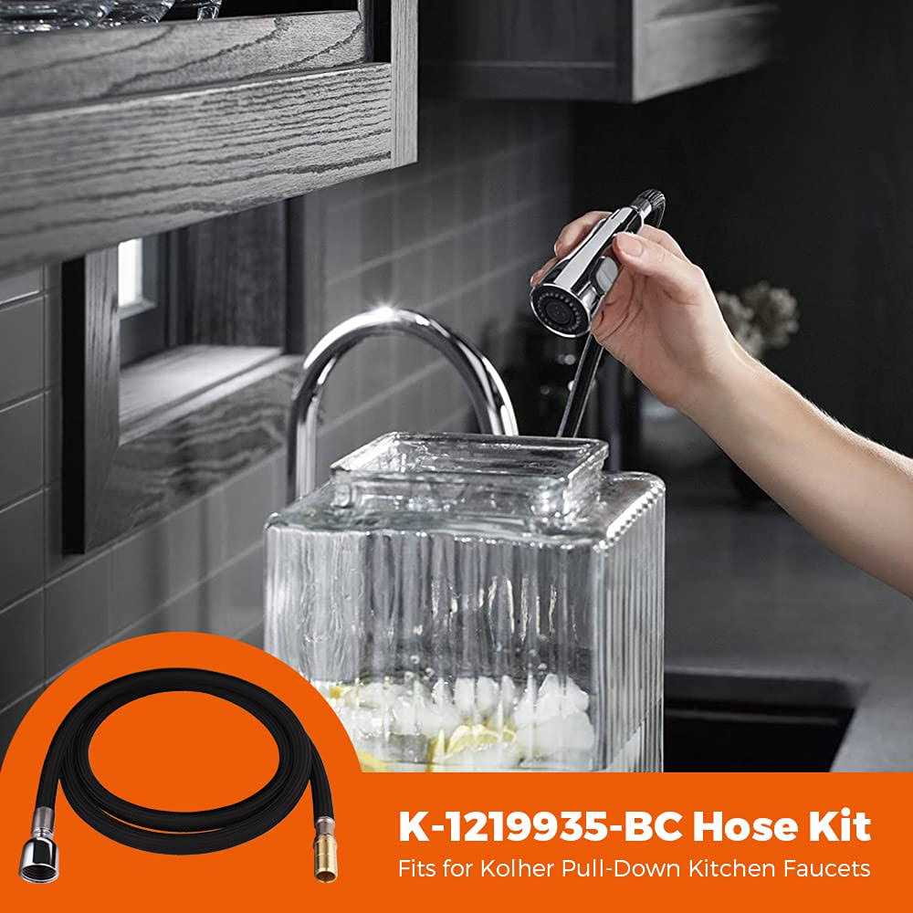 67-Inch Bright Hose Kit for Pull-Down Kitchen Faucet Q2925