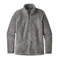 Men's 1/4 Zip Feather Grey Sweater A2273