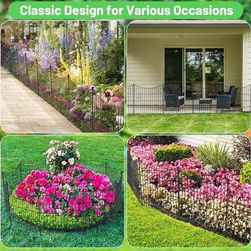 24 in(H) X 10 ft(L) Rustproof Metal Wire Garden Fence U1051