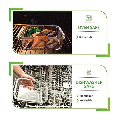 13 Pack Glass Meal Prep Containers with Lids G171800
