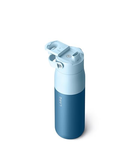 34oz Insulated Stainless Steel Water Bottle with Silicone Handle W60327