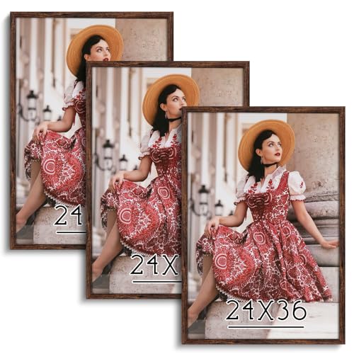 3 Pack 20x27 Matte Gold Picture Frame B72177