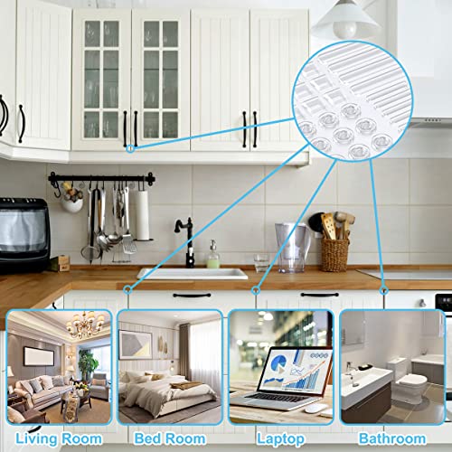 122 PCS Clear Self-Adhesive Rubber Bumper Pads S917