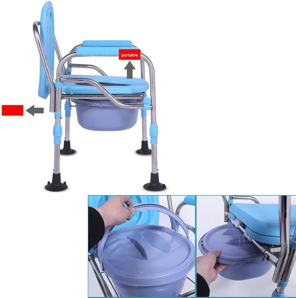 Adjustable Mobile Bedside Toilet Safety Frame J89473