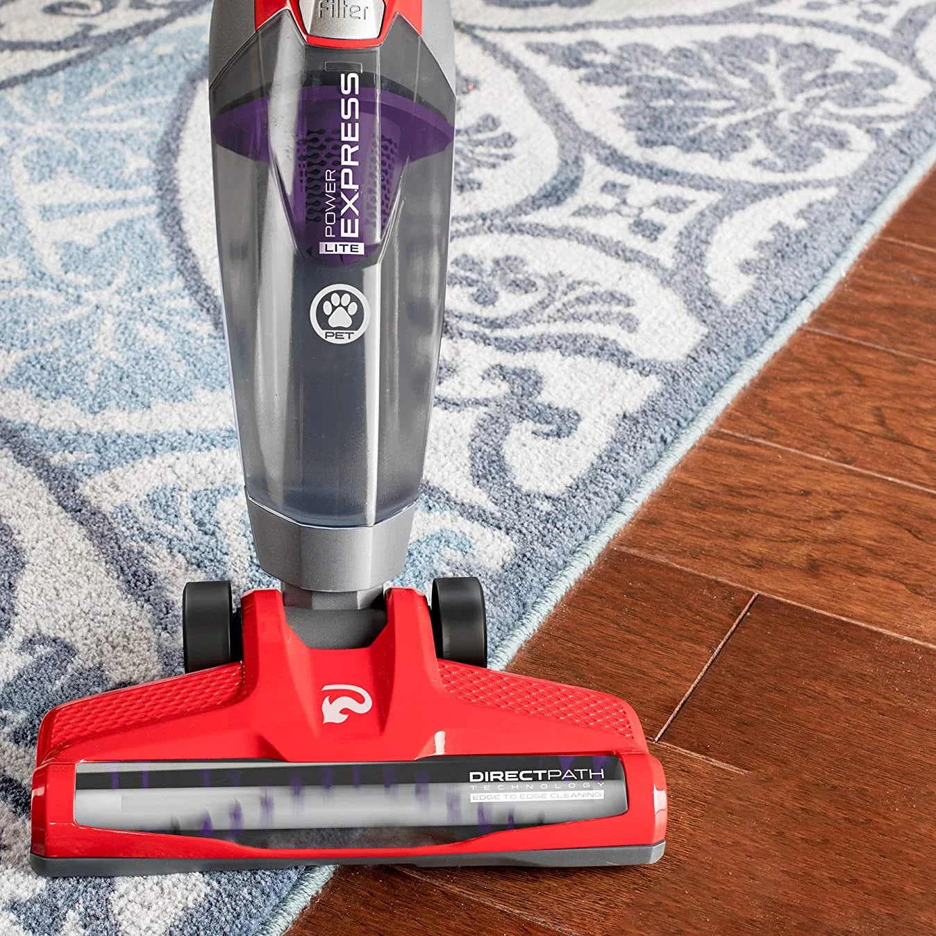 Red 3-in-1 Corded Stick Vacuum Cleaner V44017