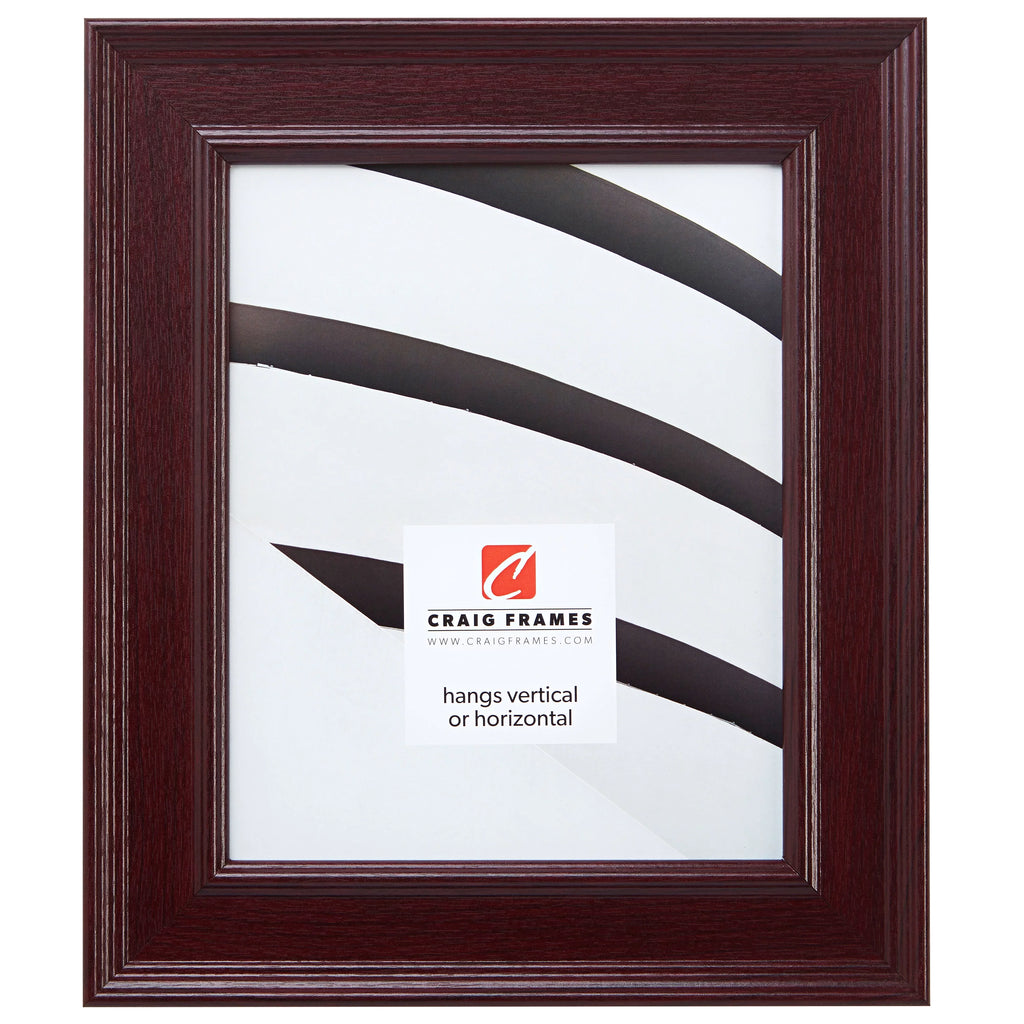 12x36 inch Mahogany Red Picture Frame O566