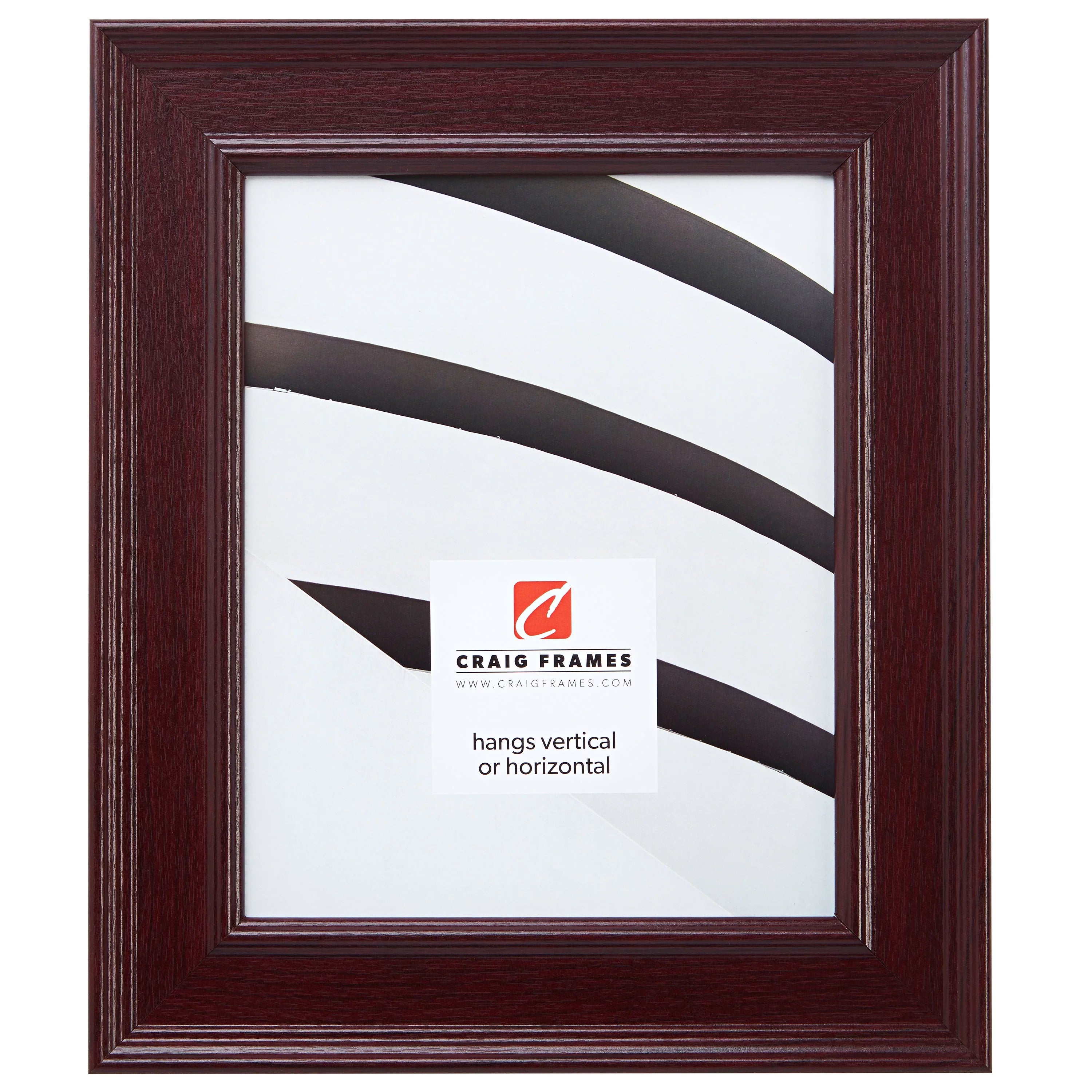 12x36 inch Mahogany Red Picture Frame O566