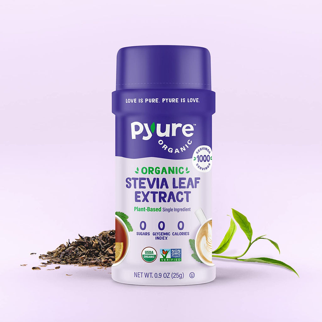 Organic Stevia Sweetener Extract Powder, 2 Piece Set P643526