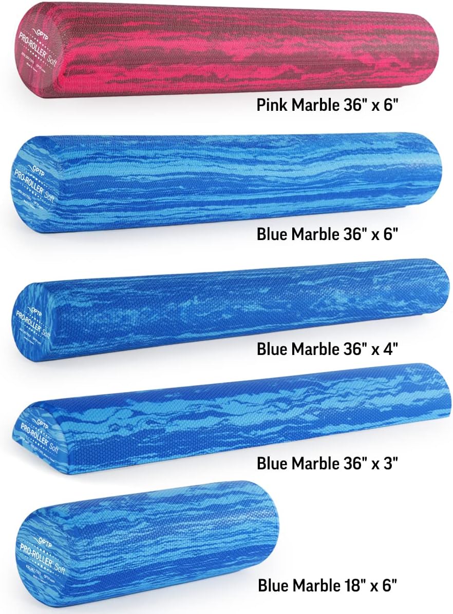 Blue 36" x 6" Soft Density Foam Roller G1490