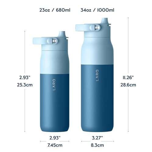 34oz Insulated Stainless Steel Water Bottle with Silicone Handle W60327