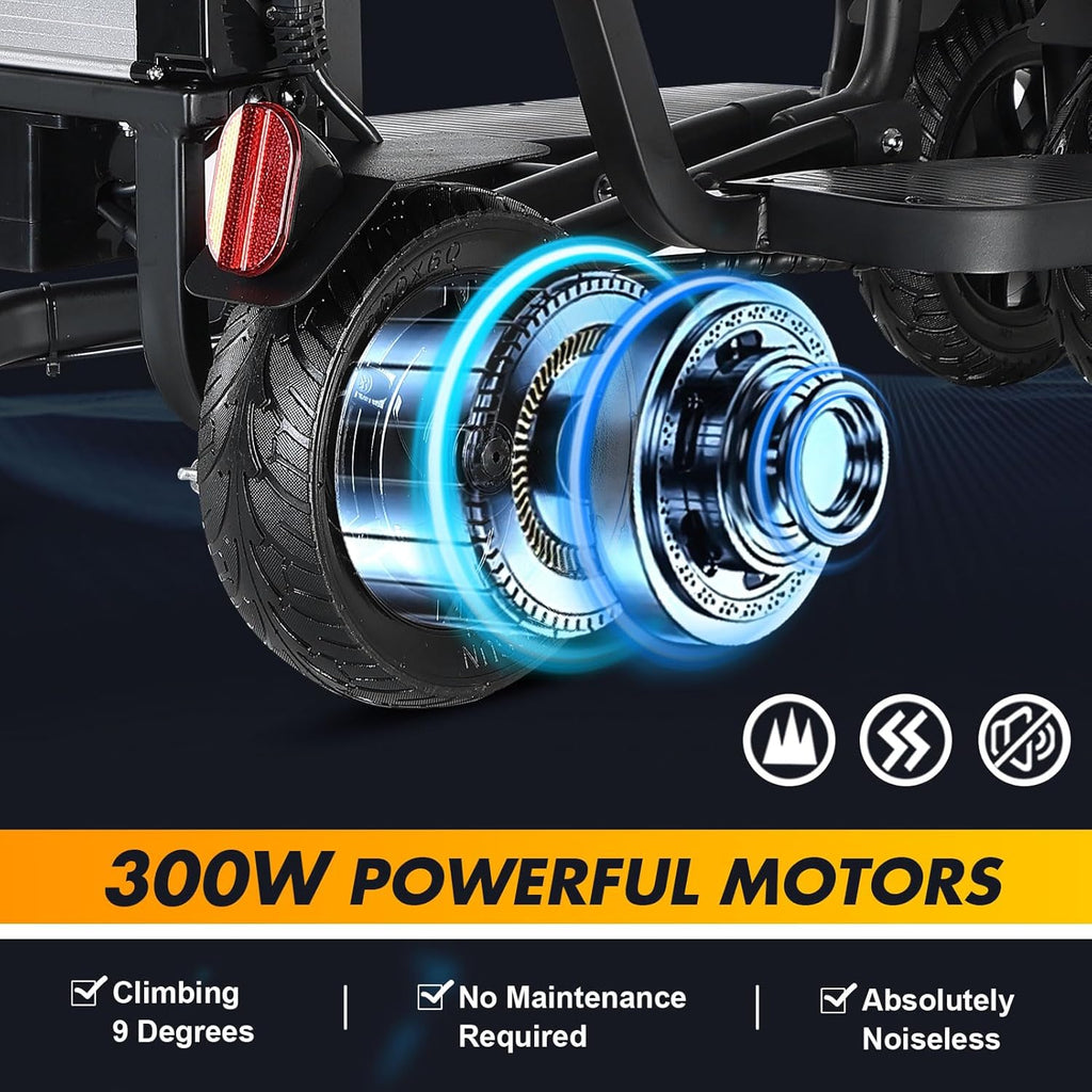Ultra Lightweight Folding Electric Scooter with Seat K1225