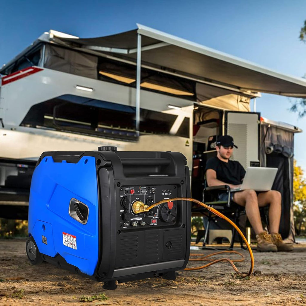 4000 Watt Quiet Inverter Generator with Electric Start H47158