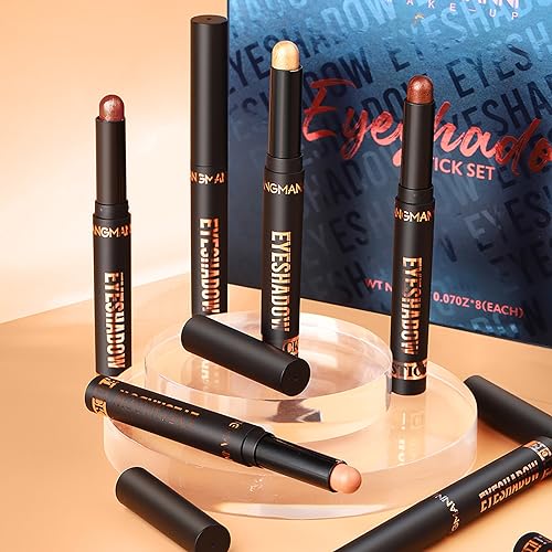 8 Colors Waterproof Eyeshadow Stick Set O141674