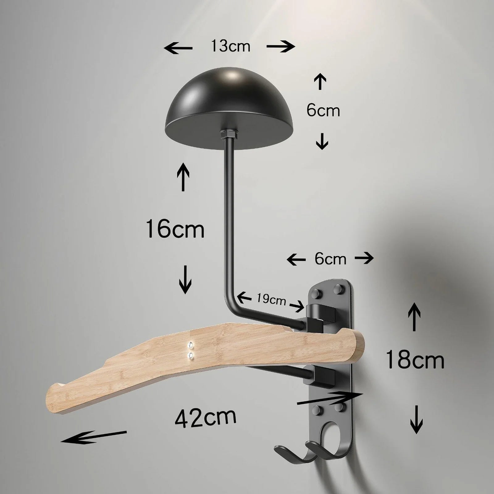 180 Rotation Helmet Wall Mount J150
