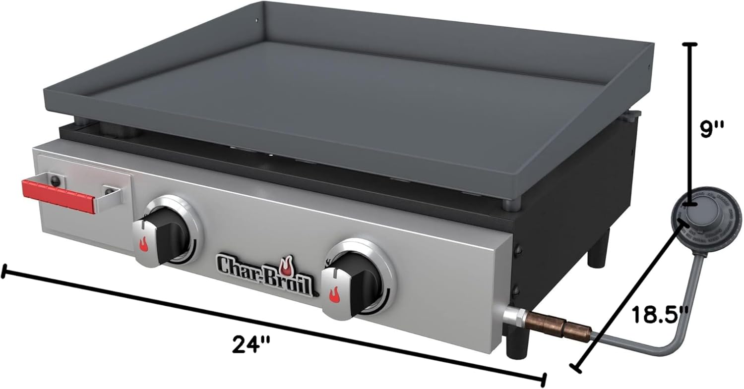 2-Burner Propane Gas Griddle S736