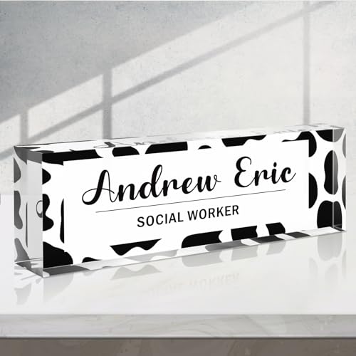 Acrylic Desk Name Plate K41017