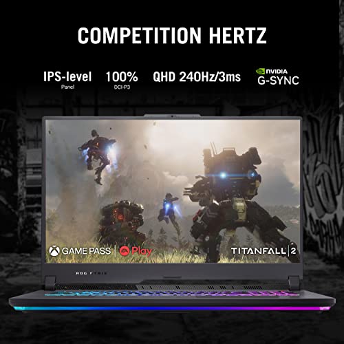17.3" QHD 240Hz Gaming Laptop, GeForce RTX 4070, AMD Ryzen 9, 16GB DDR5, 1TB PCIe SSD, Eclipse Gray I1253
