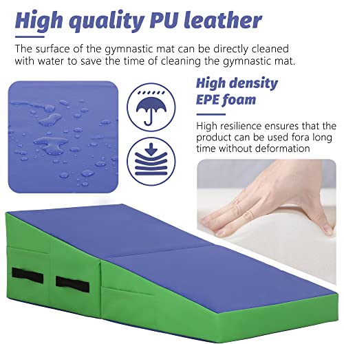 48"x24" Folding Incline Cheese Wedge Gymnastics Mat T8293