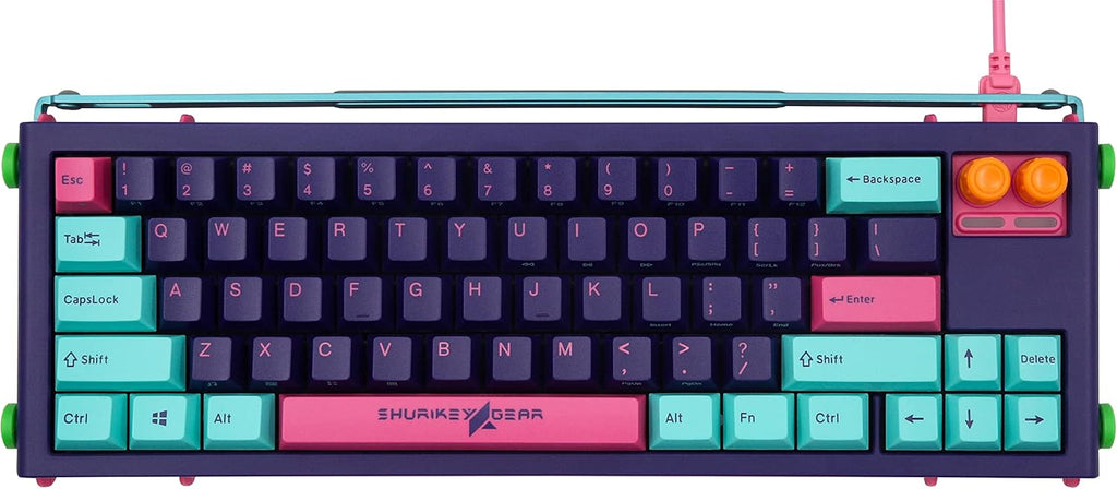 65% Mechanical Gaming Keyboard with White LED Backlit, Wireless and Bluetooth O15032