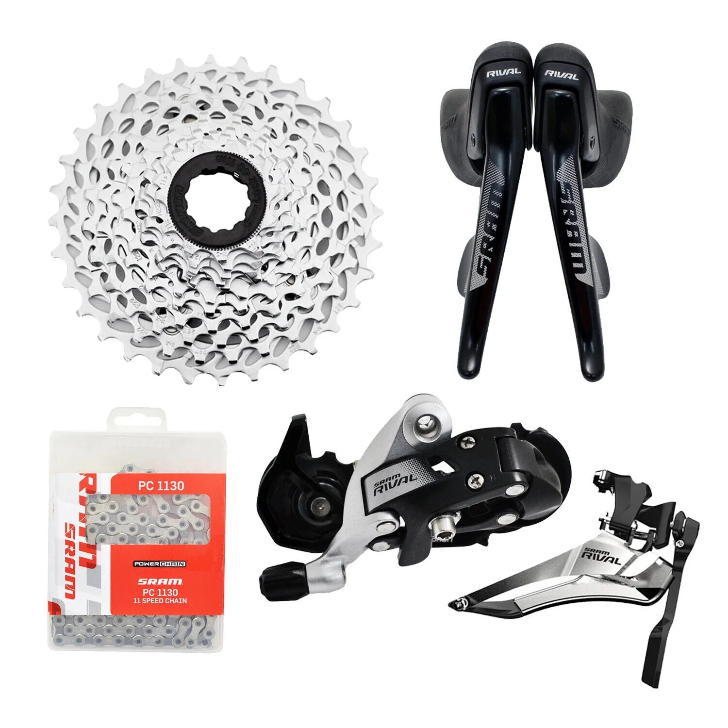 2x11 Speed Road Gravel Groupset Kit 6 piece T3034