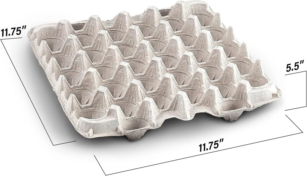 15 Pc Biodegradable Pulp Fiber Egg Cartons M4594