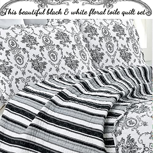 100% Cotton Queen Size Quilt Set W959