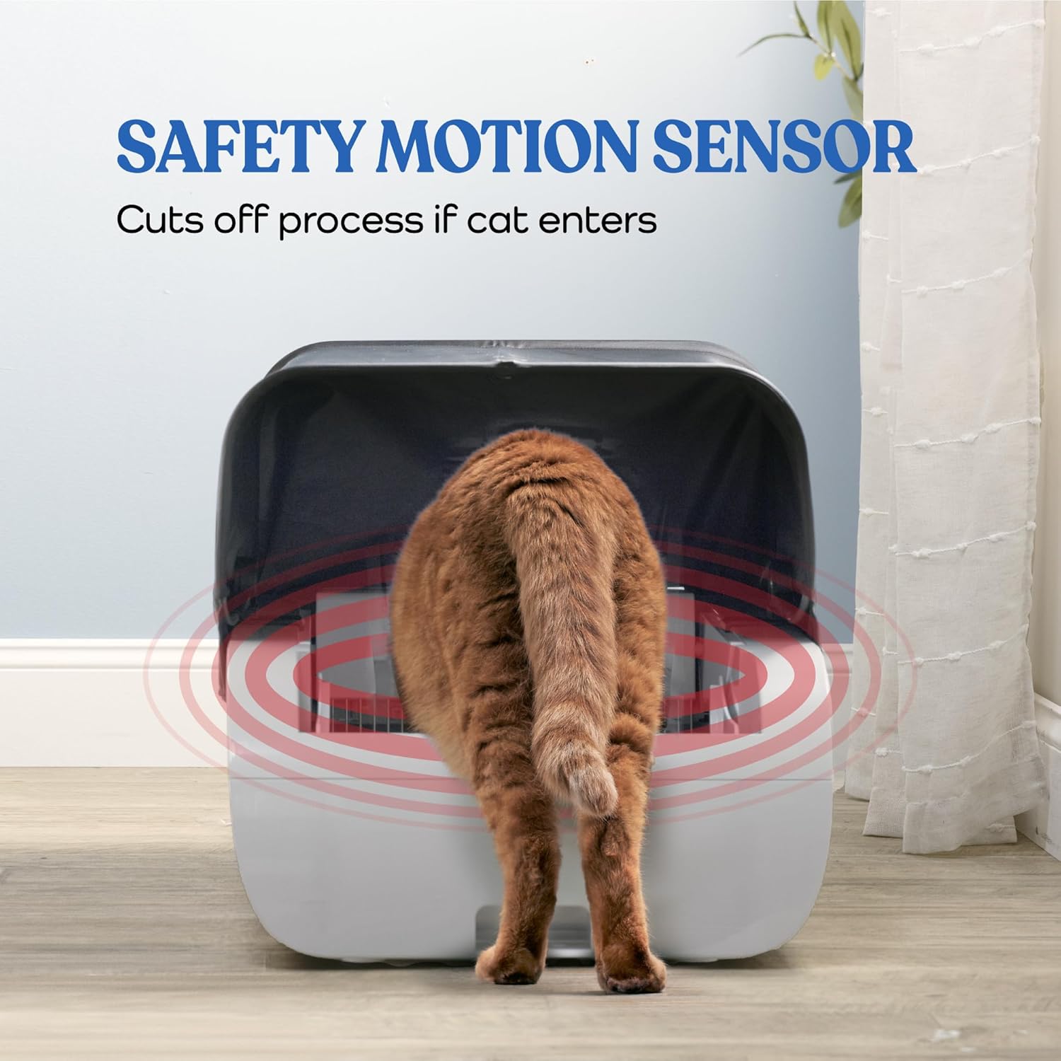 Automatic Self Cleaning Cat Litter Box with Odor Eliminator E298