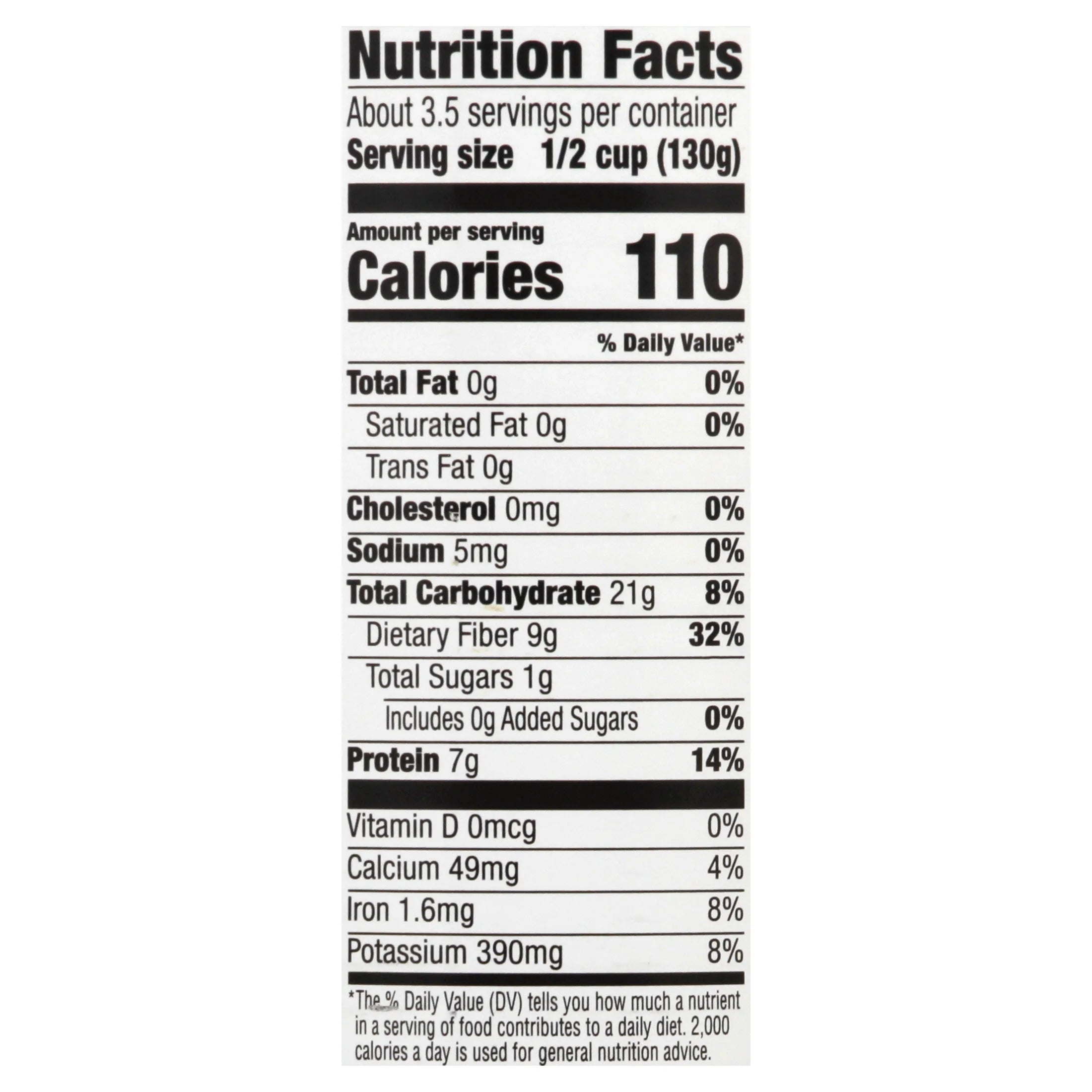 Black Beans No Salt Added 15 oz. Can M777