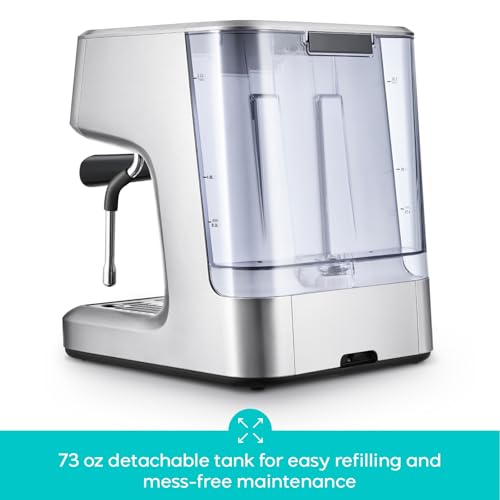 Espresso Machine with LCD Display and Milk Frother P69121
