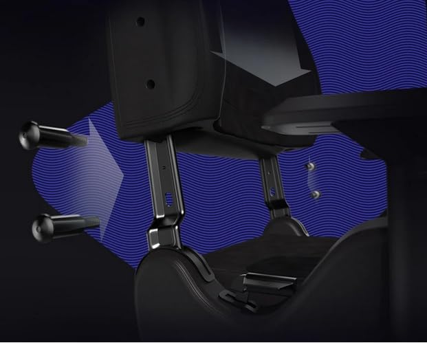 Black/White Ergonomic Gaming Chair T208707
