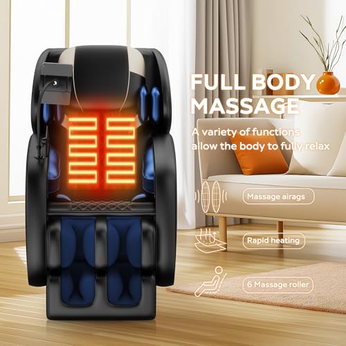 Zero Gravity SL-Track Shiatsu Massage Recliner Chair with Body Scan J477
