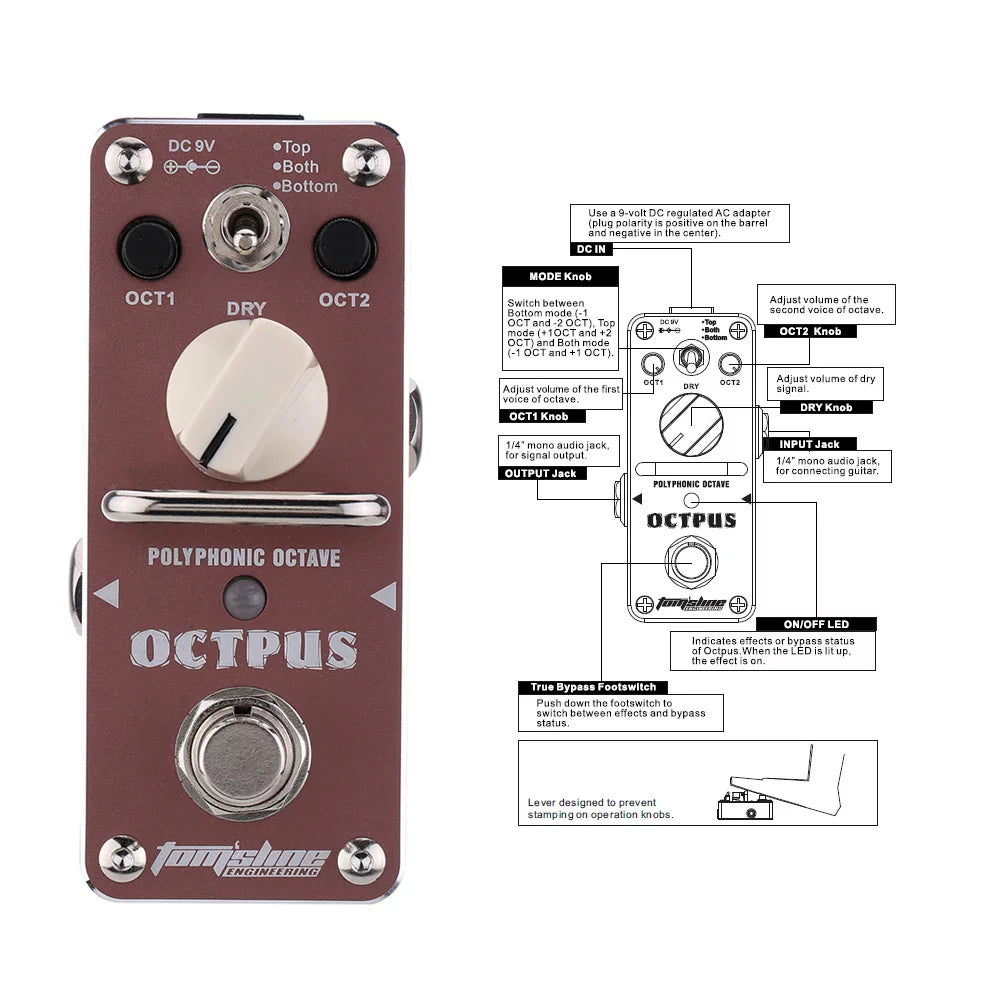Octave Electric Guitar Effect Pedal H484122